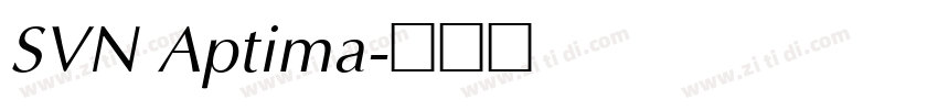 SVN Aptima字体转换
